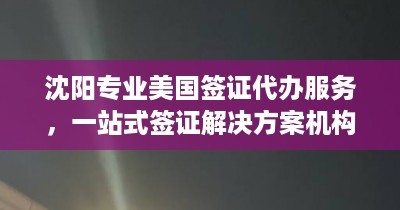 沈陽專業(yè)美國簽證代辦服務(wù) | 一站式解決方案與優(yōu)質(zhì)機構(gòu)推薦